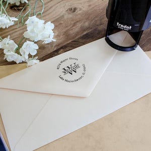 Timbro per indirizzo di ritorno / Spedizione gratuita / Timbro per indirizzo di famiglia / Autoinchiostrante o in legno / Timbro per indirizzo personalizzato / Timbro per indirizzo