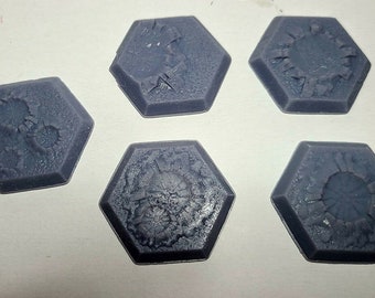 Wargame Crater Hexbases