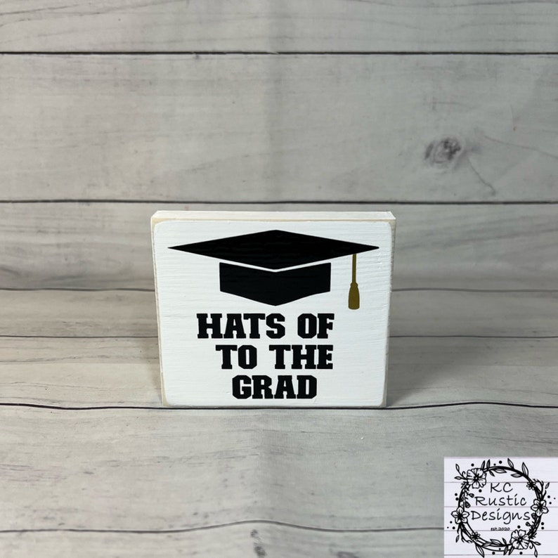 Rustic Graduation Signs Graduation Wood Signs/graduation Decor/wood Sign/tiered Tray Decor ...