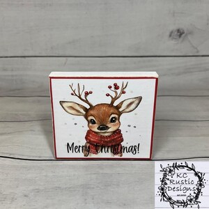 Christmas wood sign/ tiered tray decor/ farmhouse/