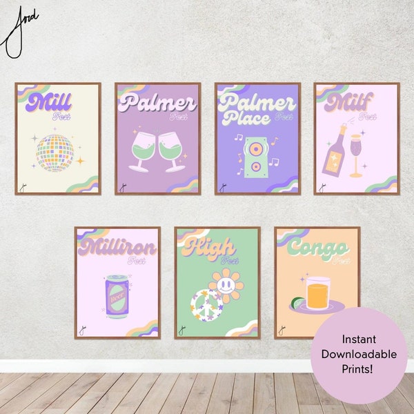 Fests of Athens, Ohio Print Set - Ohio University