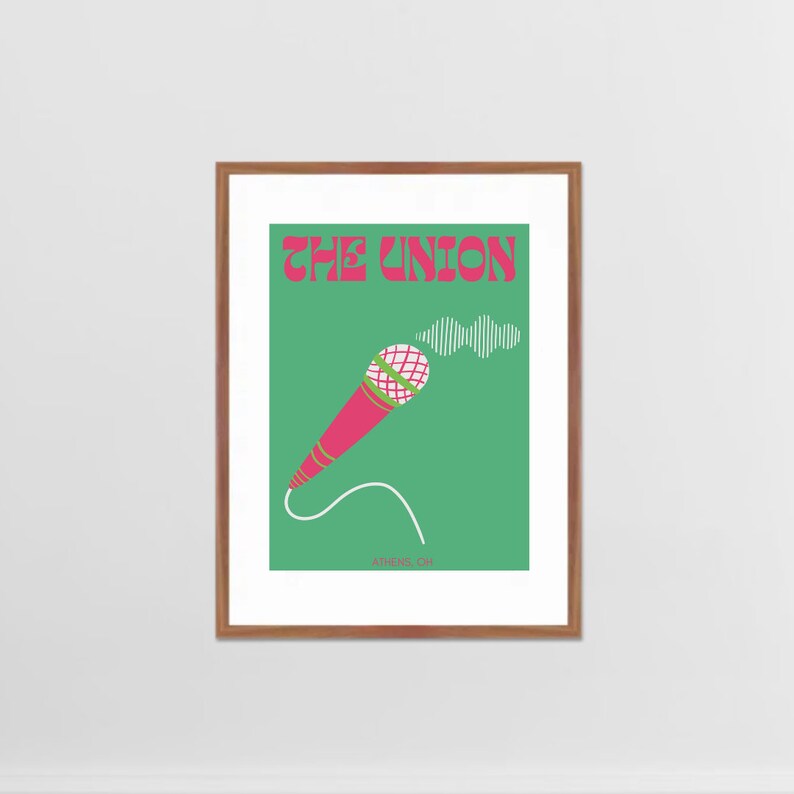 Athen Ohio Bar Prints: The Union - Etsy