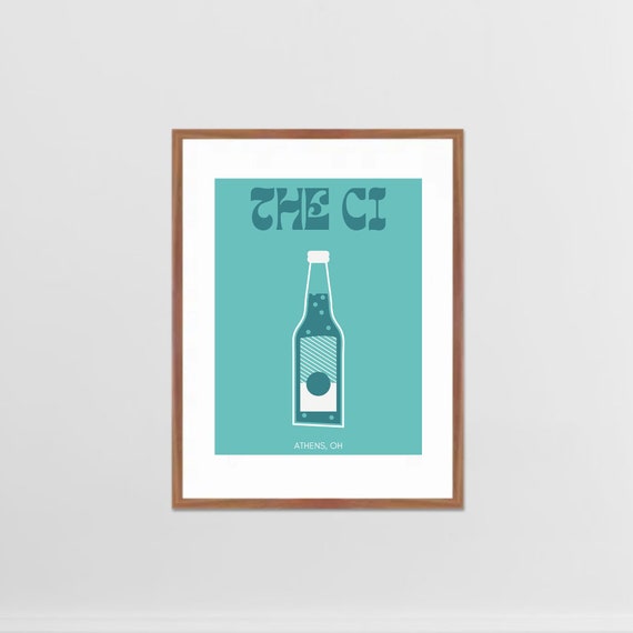 Athen Ohio Bar Prints: The CI - Etsy