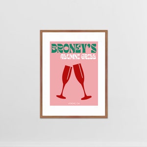 Athens, Ohio Bar Prints: Broney&#39;s Alumni Grill