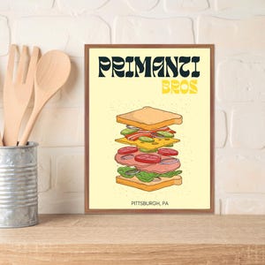 Individuele afdrukken Pittsburgh: Primanti Bros