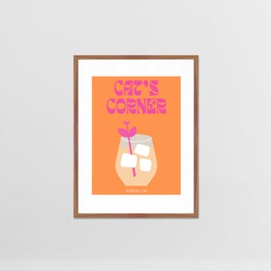 Athens, Ohio Bar Prints: Cat's Corner