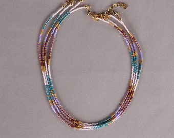 Colorful Miyuki bead necklace