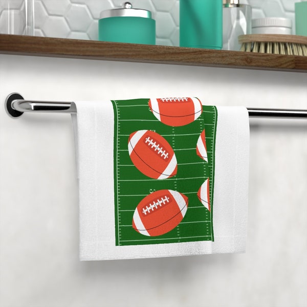 Football All-over-Print Face Towel