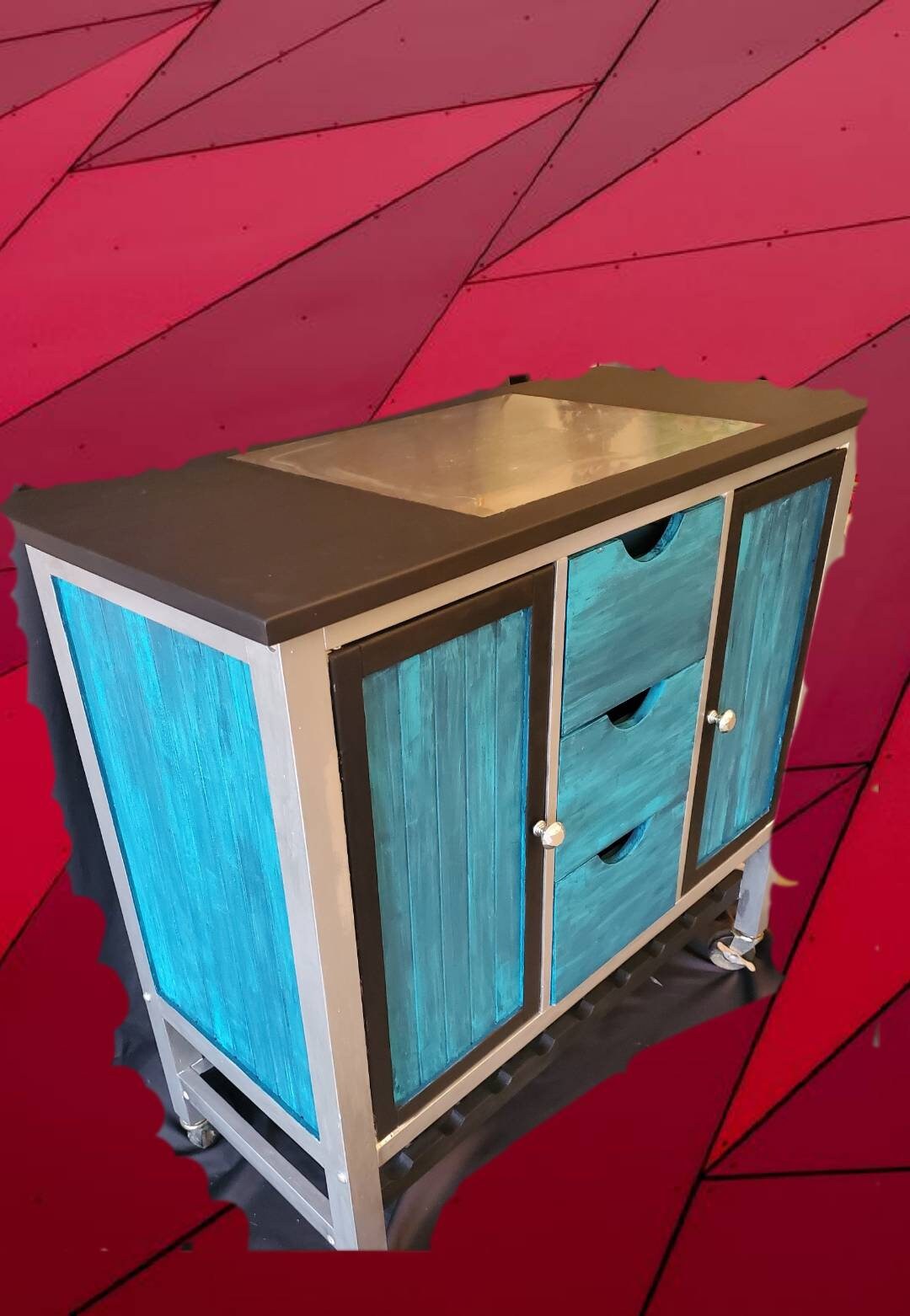 Kitchen Cart/island on Wheels Etsy