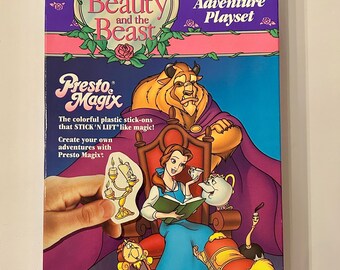 1990's Disney's Beauty and the Beast Talking Mirror With Original