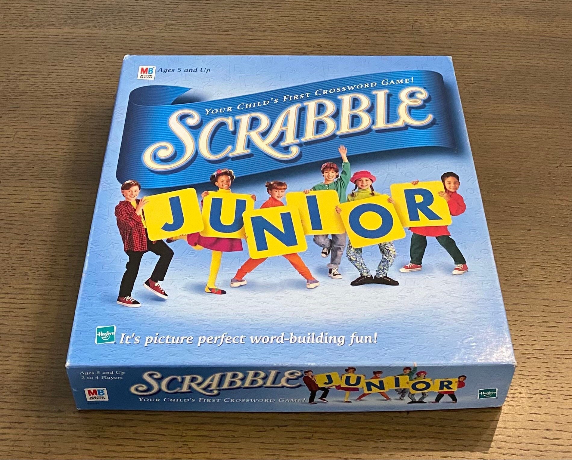 Vintage 1999 Scrabble Junior Board Game by Milton Bradley Vintage 1999 Scrabble Junior Board Game by Milton Bradley