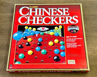 Vintage 1991 Classic Chinese Checkers Game by Rose Art Industries No 02387 (NIB /Unopened)