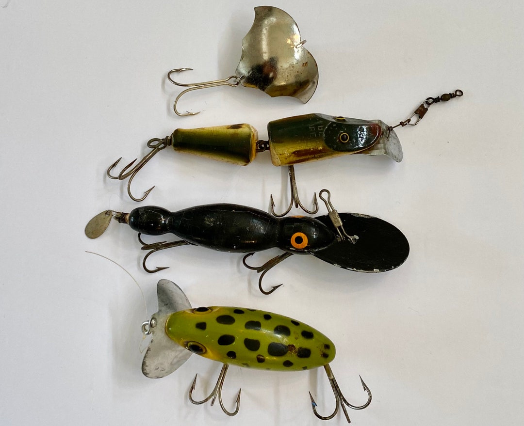 Vintage Selection of Fishing Lures four 