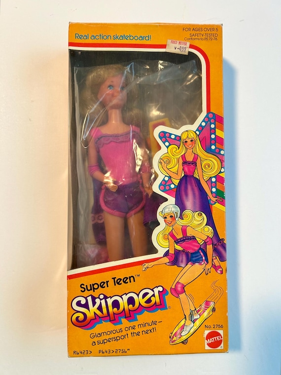 Vintage 1978 Super Teen Skipper Doll: Barbie's Sister, Mattel