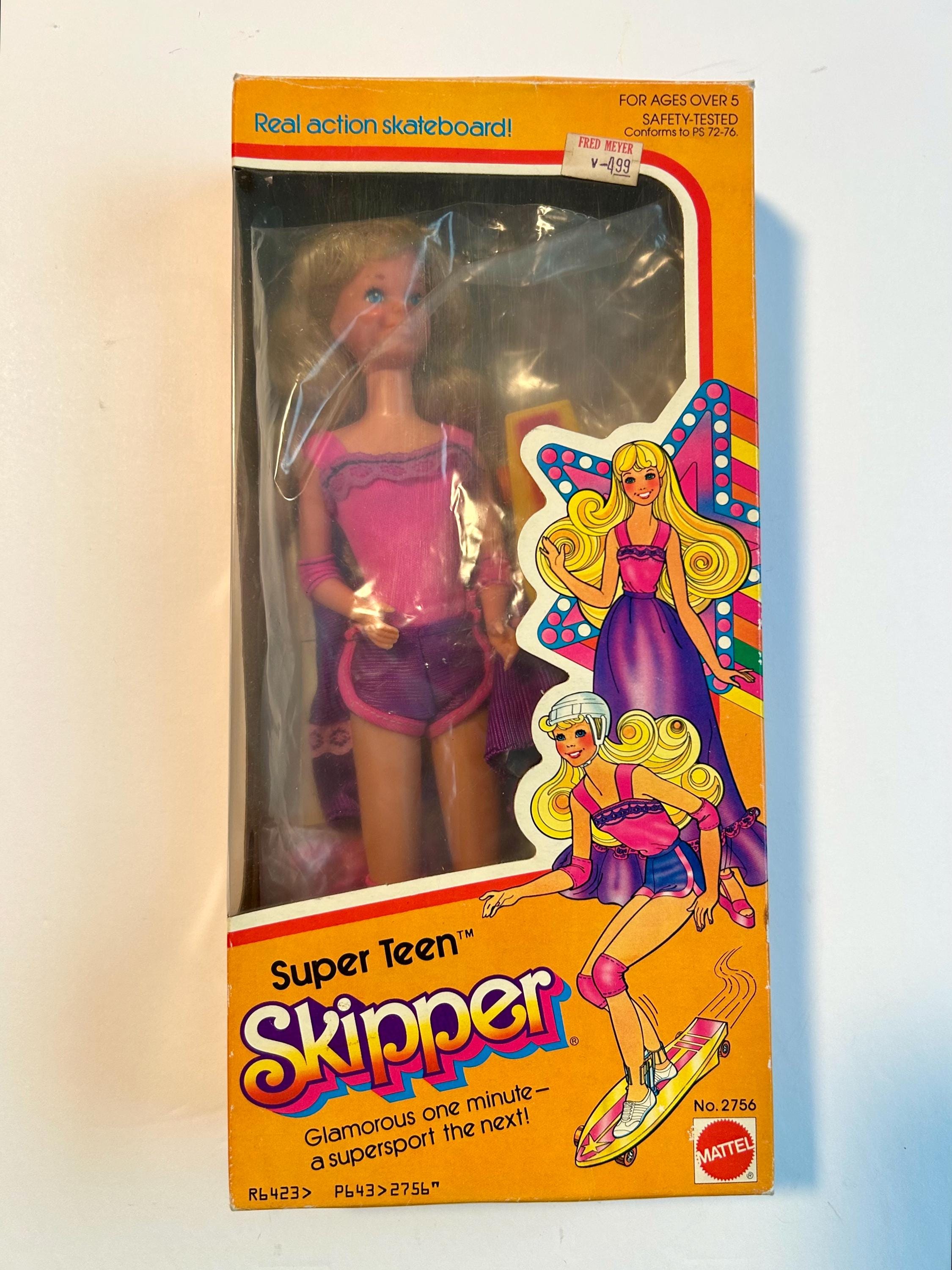 バービー人形 Vintage 1978 Super Teen Skipper Doll: Barbie's Sister, Mattel