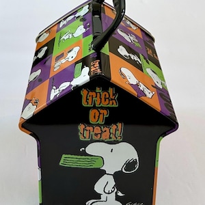 Vintage Peanuts Trash Can Snoopy - Etsy