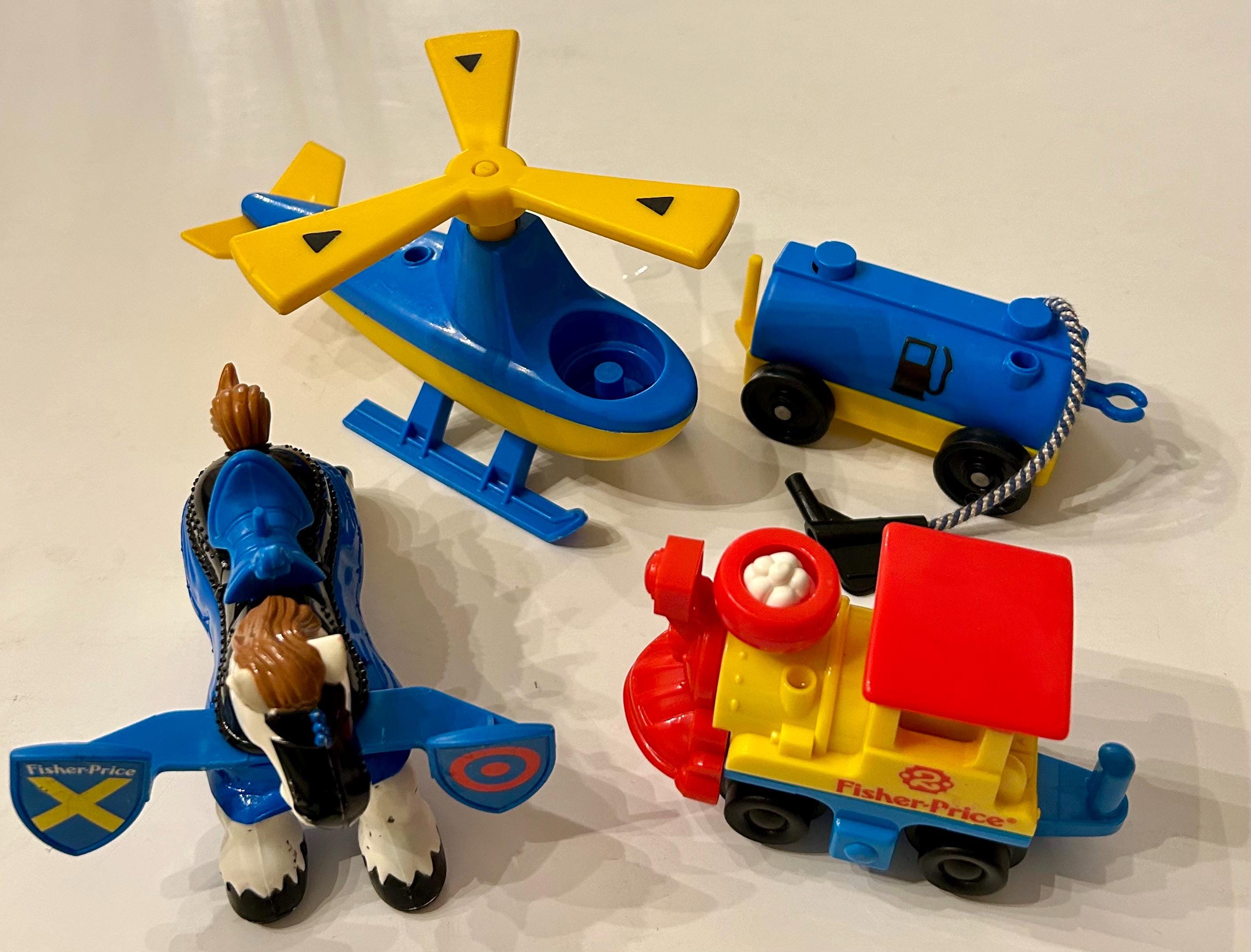 Vintage Fisher Price Helicopter - Etsy