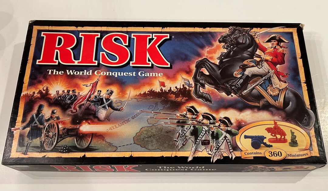 Vintage 1993 RISK the World Conquest Board Game No 00044 by Parker