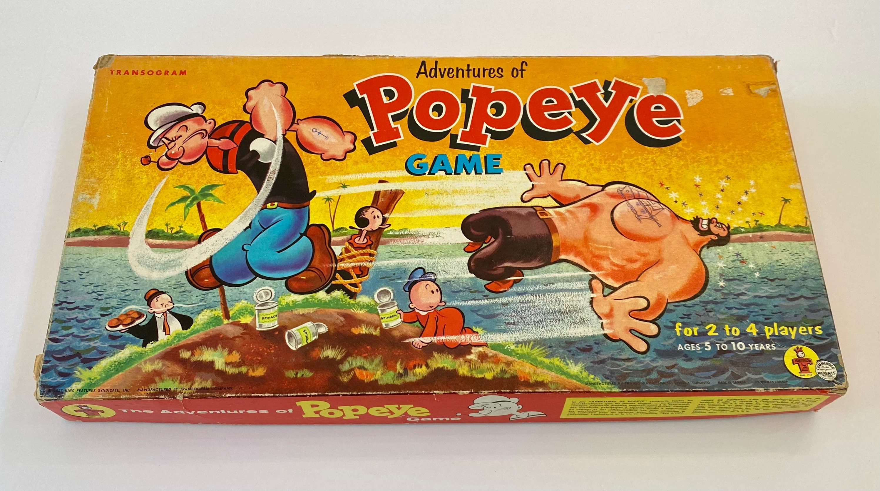 Popeye, Jogo de mão