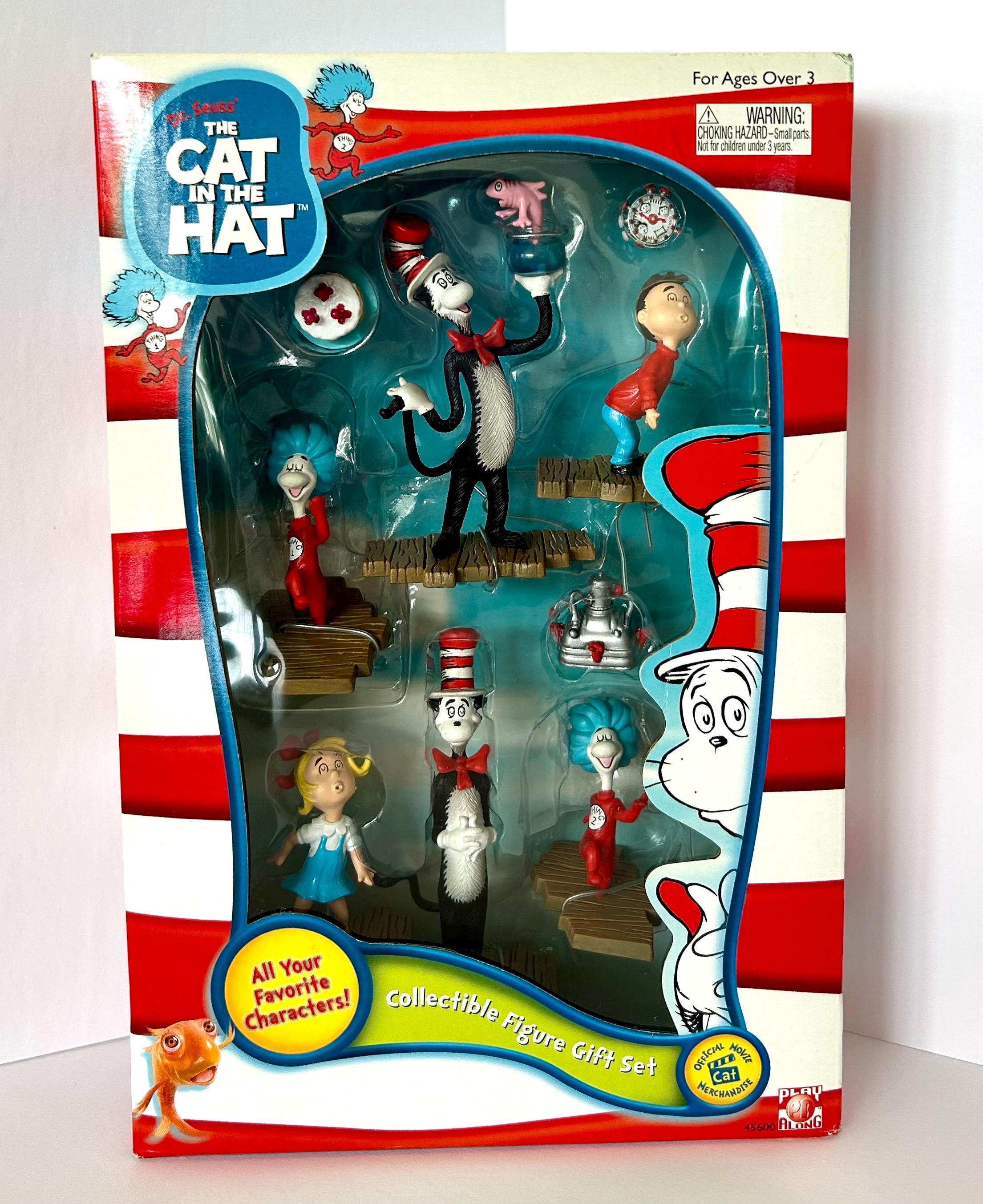 The Cat in the Hat フィギュア セット Vintage 2003 Dr Seuss the Cat in the Hat Collectible Figure Gift