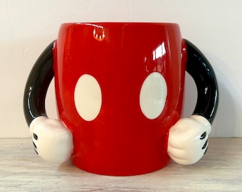 Vintage Disney Mickey Mouse Ceramic Coffee Tea Mug 16 fl oz by Galerie