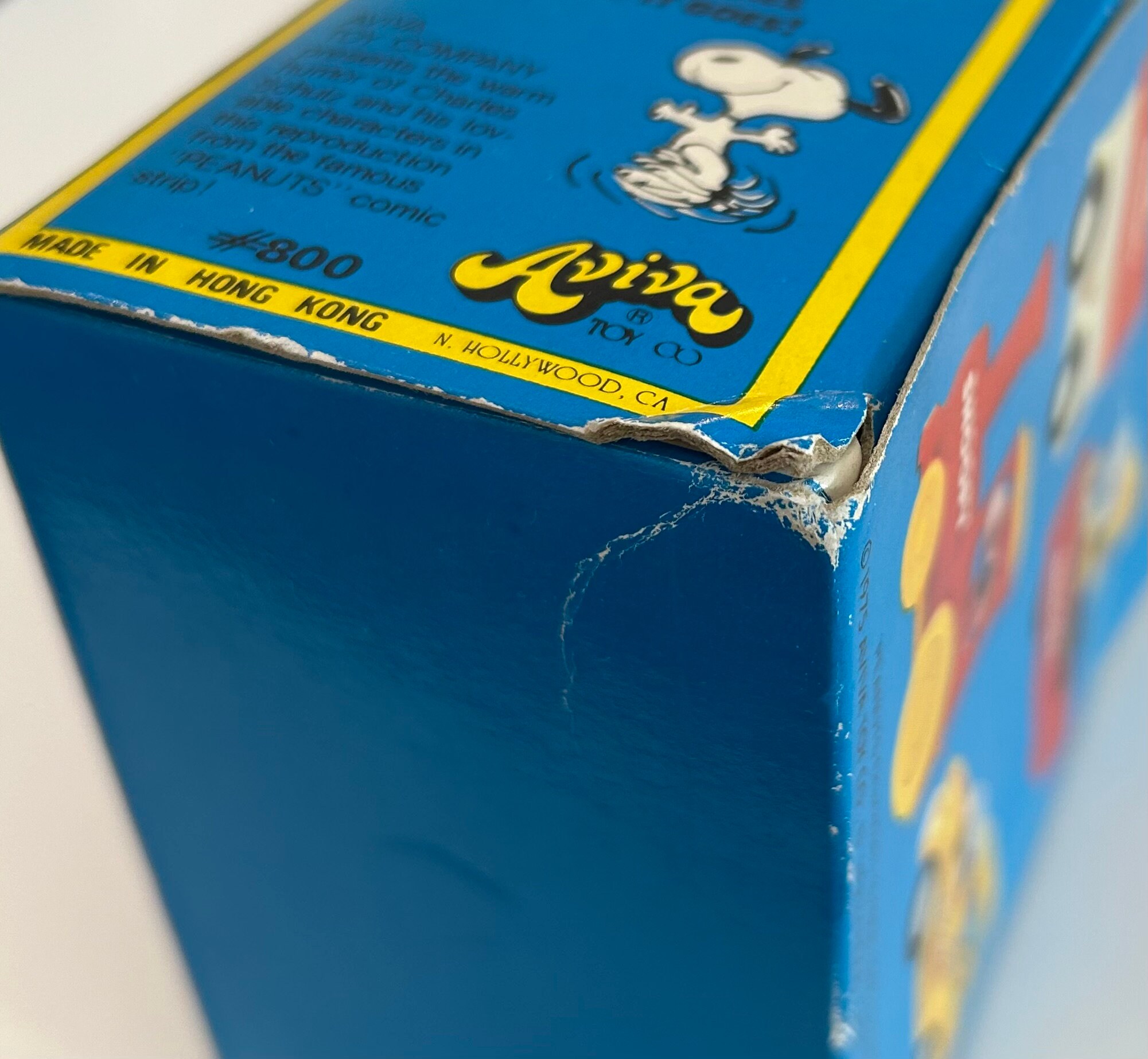 Vintage 1975 Aviva Peanuts Snoopy Motorized Toy ~ Snoopy in