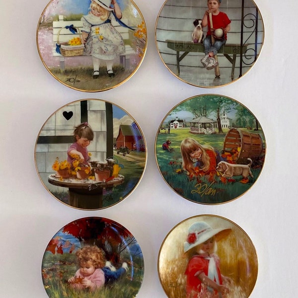 Donald Zolan Plates Etsy