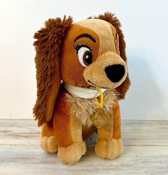 Vintage Disney Lady 7” Plush Stuffed Toy From Lady and the Tramp