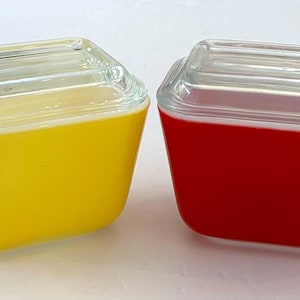 保存容器・ケース (138) Old Pyrex Refrigerator Dish 3Set Pyrex Refrigerator Dishes - Etsy