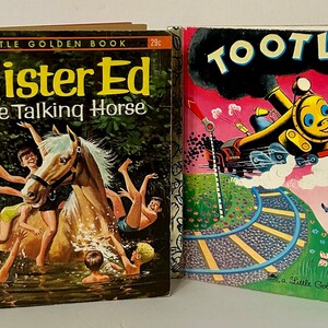 Vintage Selection Little Golden Books Mister Ed The Talking Horse and Tootle