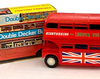 アンティーク LONDON BUS TOY Vintage London Double Decker Plastic Bus Buy British Toys