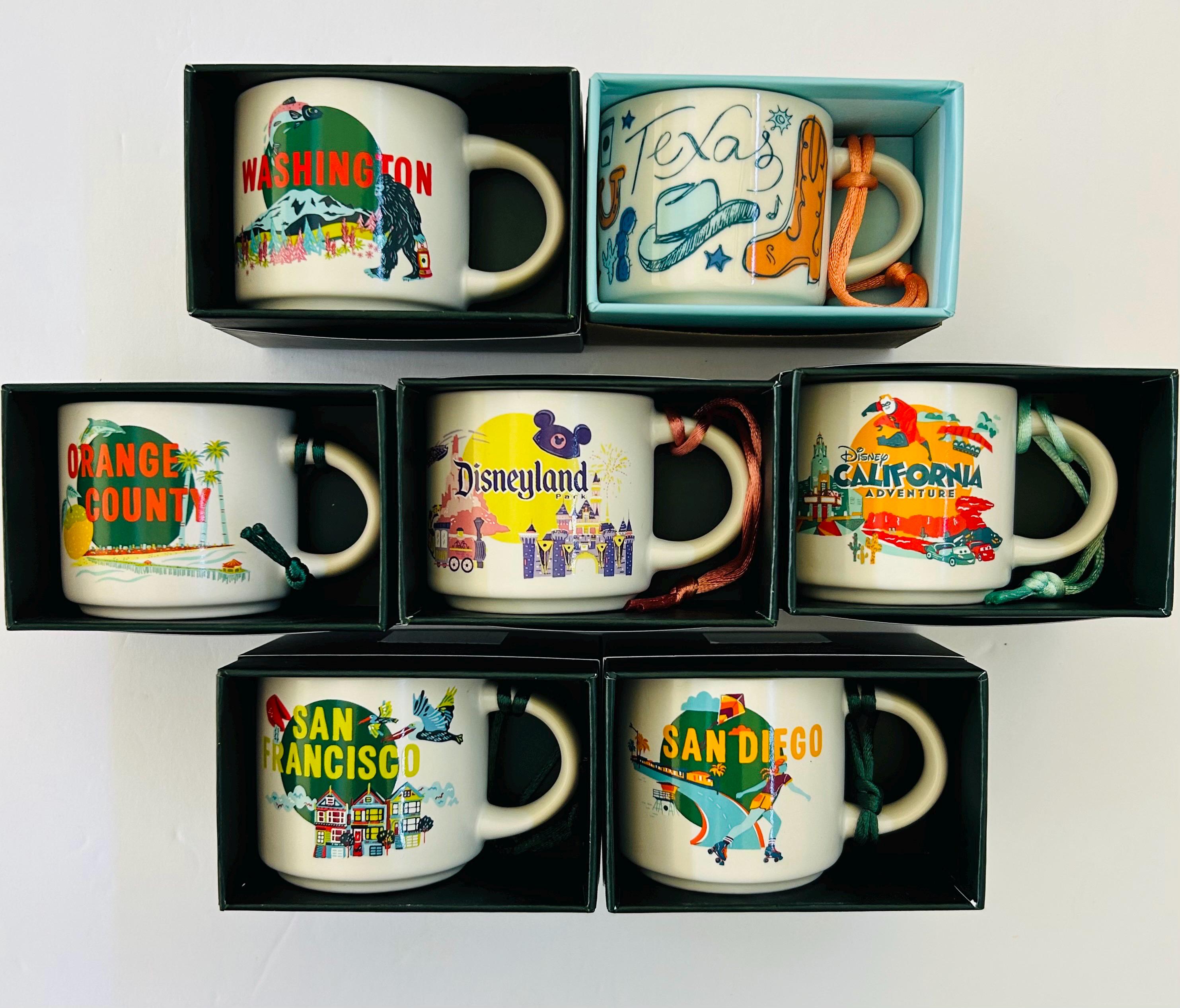 ☆スタバ☆BEEN THERE SERIES☆ガラスオーナメント☆6種セット☆ Starbucks Been There Series Ornaments - Etsy