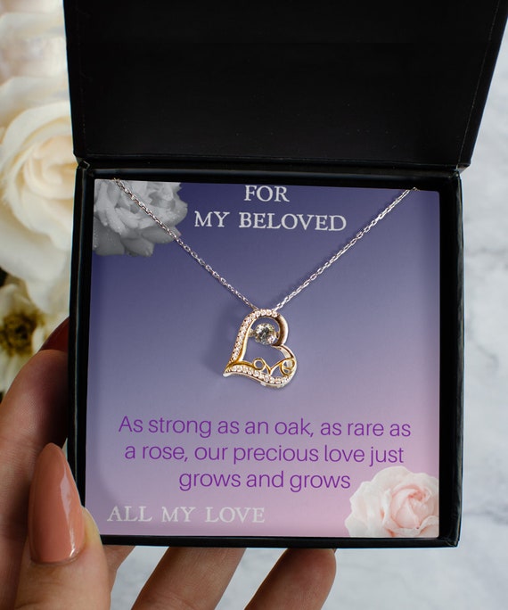 A necklace for my beloved best sale