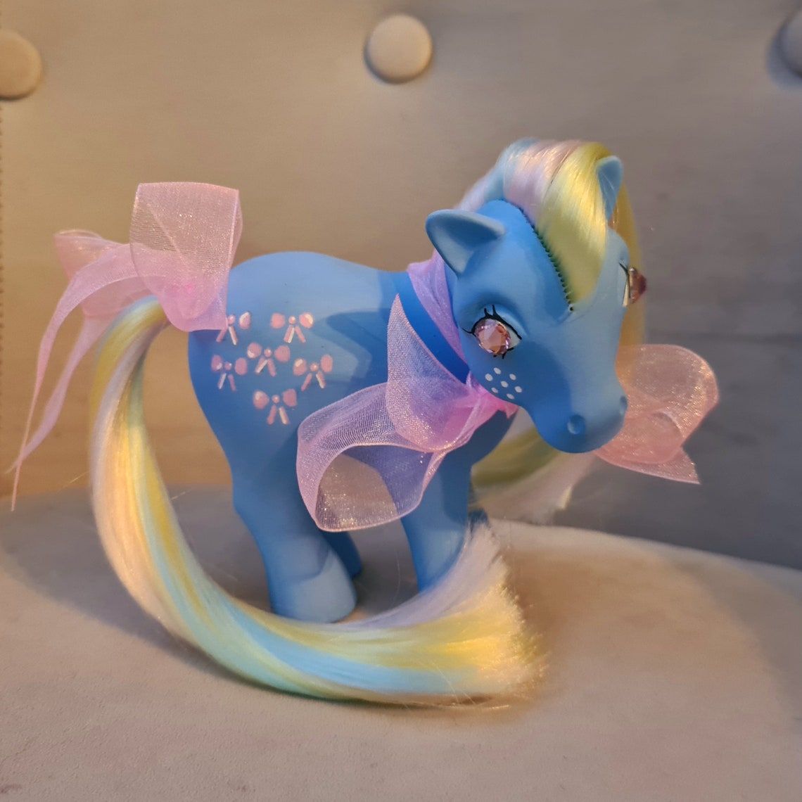My Little Pony G1 Custom Vintage Twinkle Eye Bowtie - Etsy