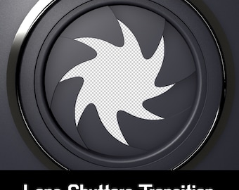 Camera Click Transition, Shutter Actuation Twitch Stinger Transition,  Animated Stream Overlay, WEBM, OBS