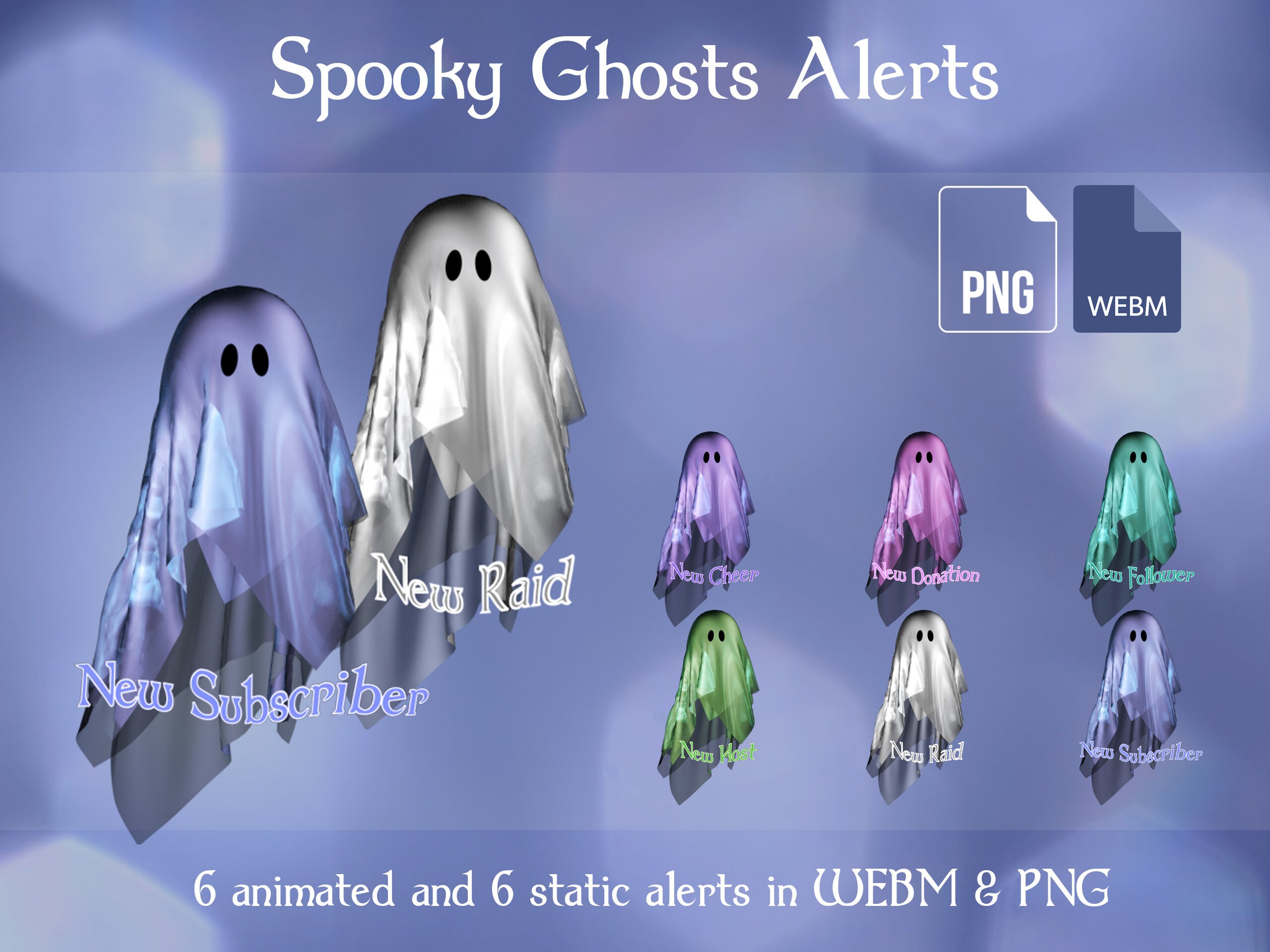 Horror Stream Alerts Cute Ghost Twitch Overlays Streamers - Etsy Horror Stream Alerts Cute Ghost Twitch Overlays Streamers - Etsy