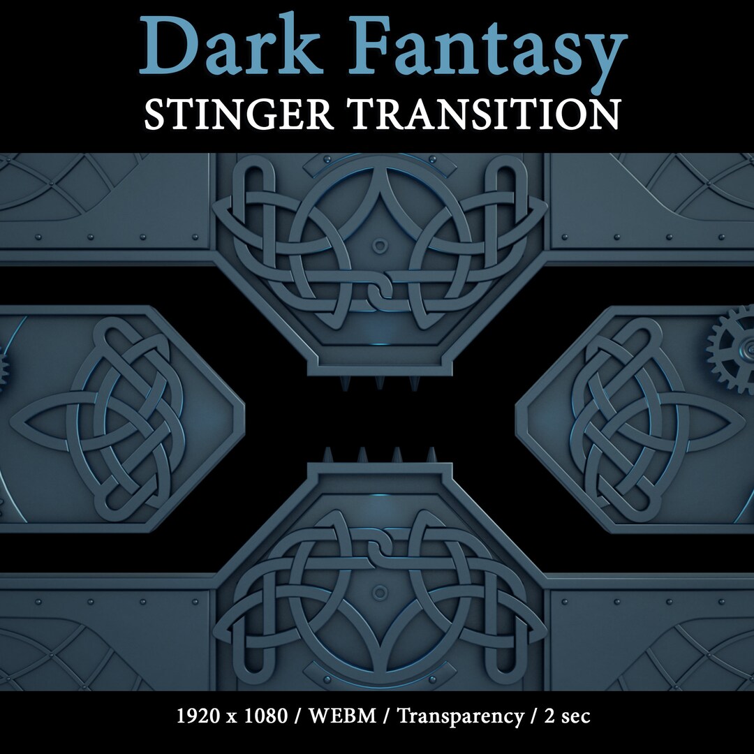 Magicstream Transition Magic Gate Twitch Transition, Medieval Stream Overlay, Dark Academia ...
