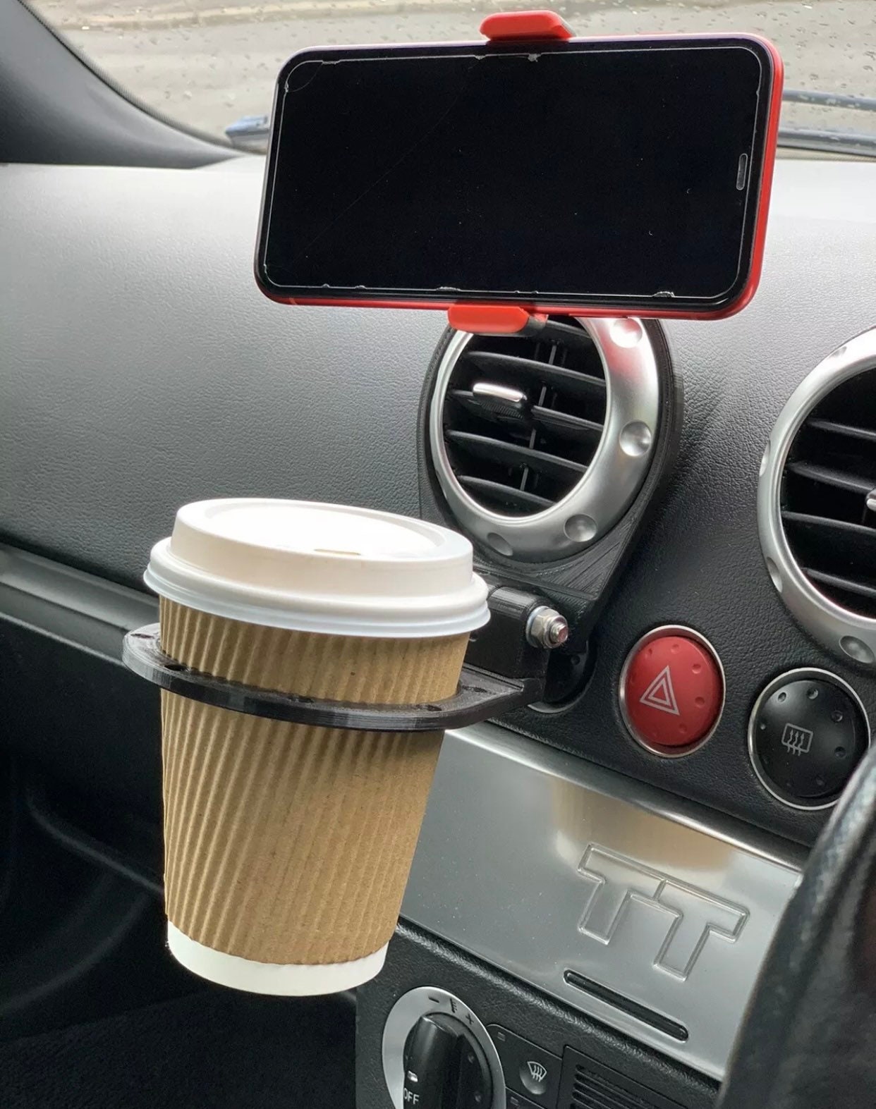 Audi TT MK1 8N and MK2 8J Phone and Cup Holder foldable 