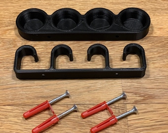 Suporte de parede para taco de bilhar