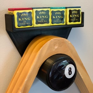 Pool/Snooker Table Chalk And Triangle Wall Holder