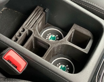 Skoda Kodiaq or Karoq Cup Holder (Large Bottle Design)