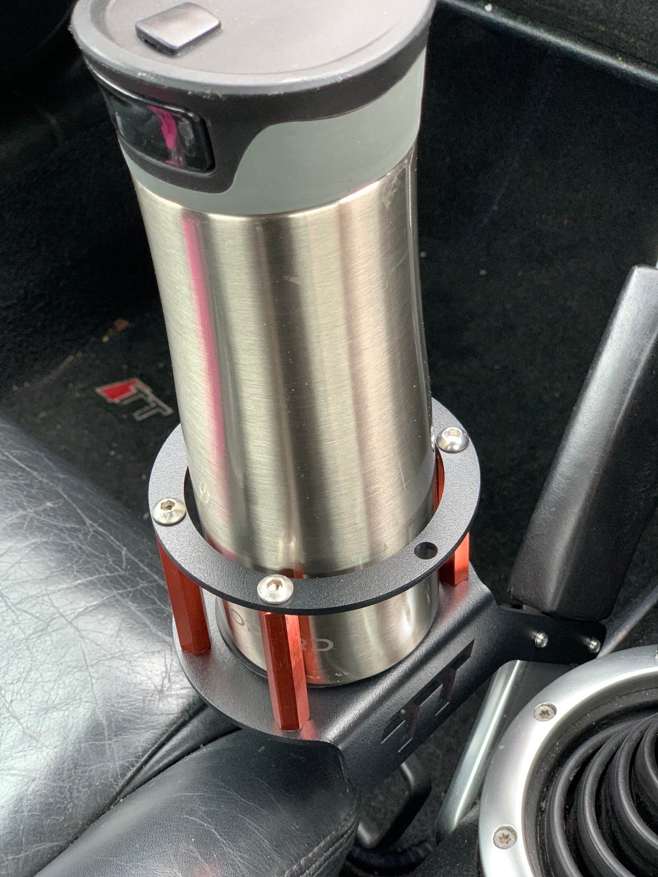 thumbnail image 2 of Sip In Style: Genuine Audi TT Mk1 8N Roadster Single Cup Holder – Center Console, Black 2 of 6
