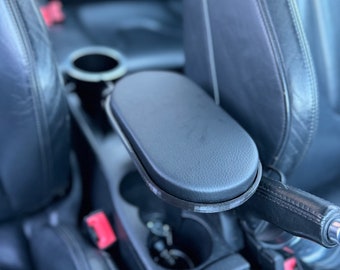 Audi TT (MK2) Padded Armrest (Foldable) and Large Bottle/Cup Holder