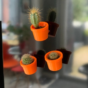Mini Magnetic Plant Pots (designed around mini IKEA cacti)