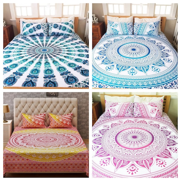 Decorative Bed Sheets Etsy UK