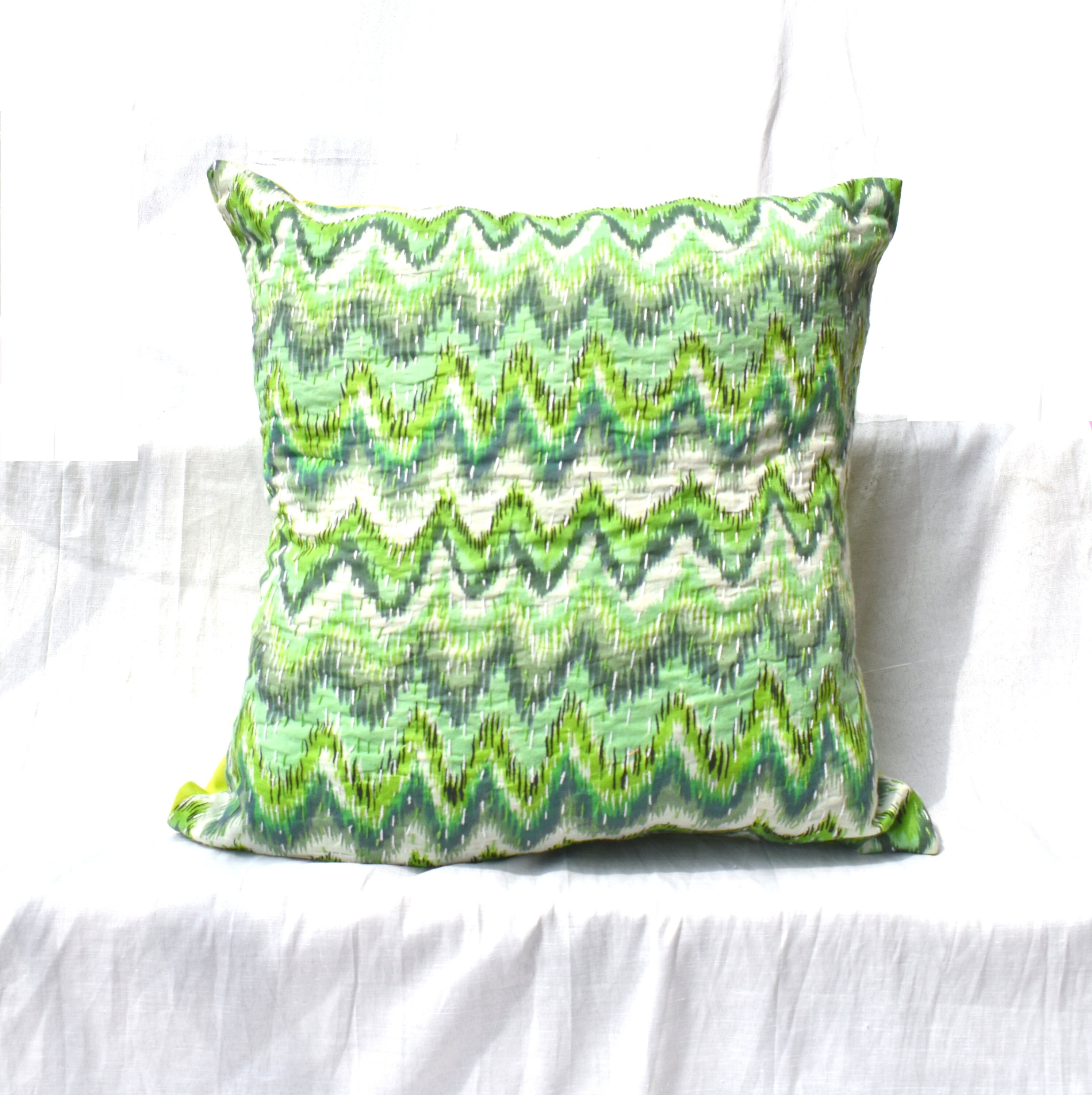 Indian Pillow Cover Kantha Pillow Covers Indian Handmade Etsy UK
