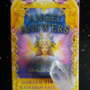 ORIGINAL – Rare – Angel Answers Oracle Cards par Doreen Virtue – Épuisé – Édition Collectors 2014