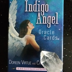 ORIGINAL - RARE - Cartes Oracle Angel indigo par Doreen Virtue - Épuisé - Édition collector 2013