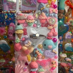Mermaid Princess Fantasy iPhone 12 Pro Max Case – With Ring Holder – Handmade by Abbipixiequeen