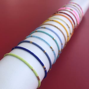 Bracelet perles Miyuki Delicas élastique image 1